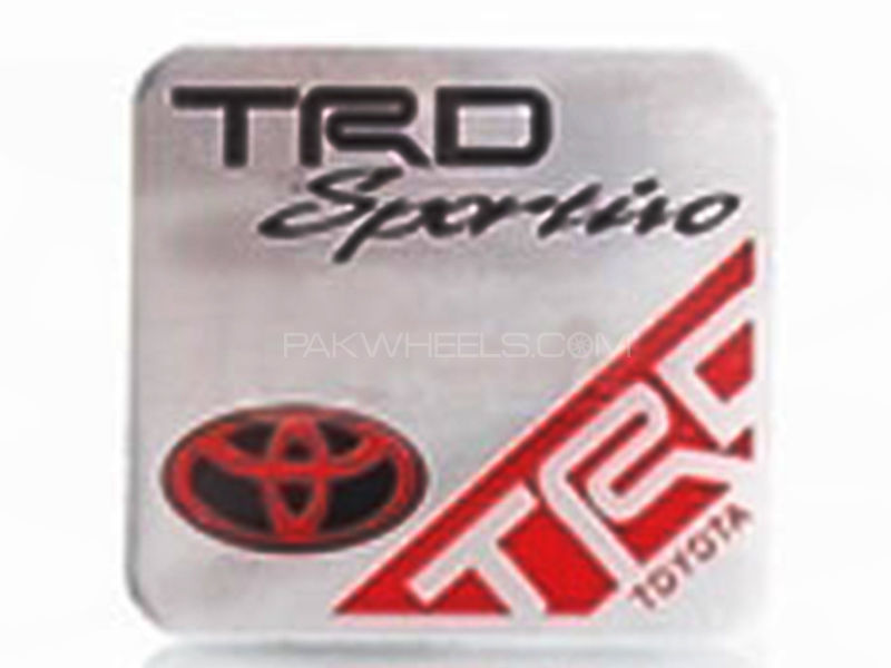 TRD Sportiro Trunk Metal Sticker  Image-1