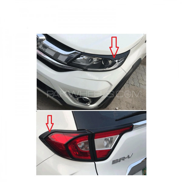 Honda BR-V Head Light And Back Light Frame Black COLOR Image-1