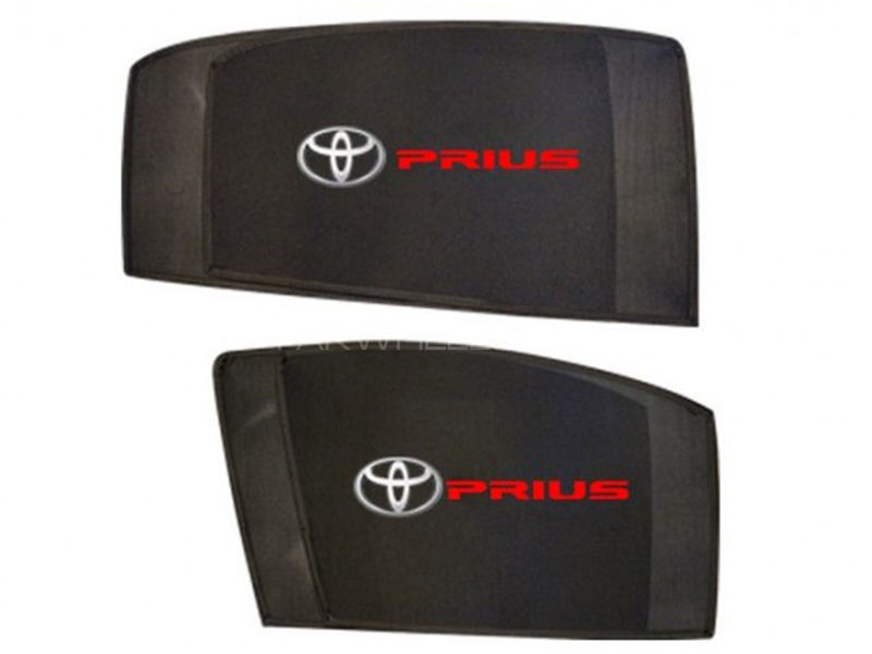 Toyota Prius (1800) Side Shades with Logo Image-1
