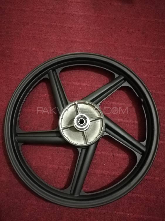 Alloy rims dia 18inch for all 125/150 bikes with disk brake Image-1