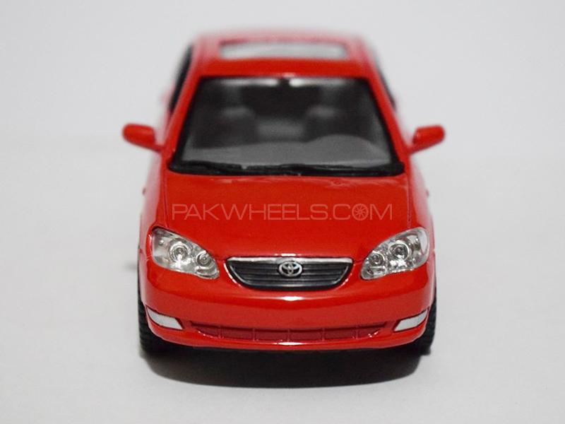 KinSmart Metal Body Die Cast Toyota Corolla - Red Image-1