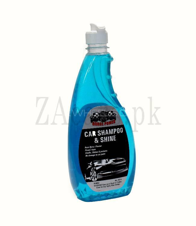 Blue Car Shampoo Horse Power Image-1