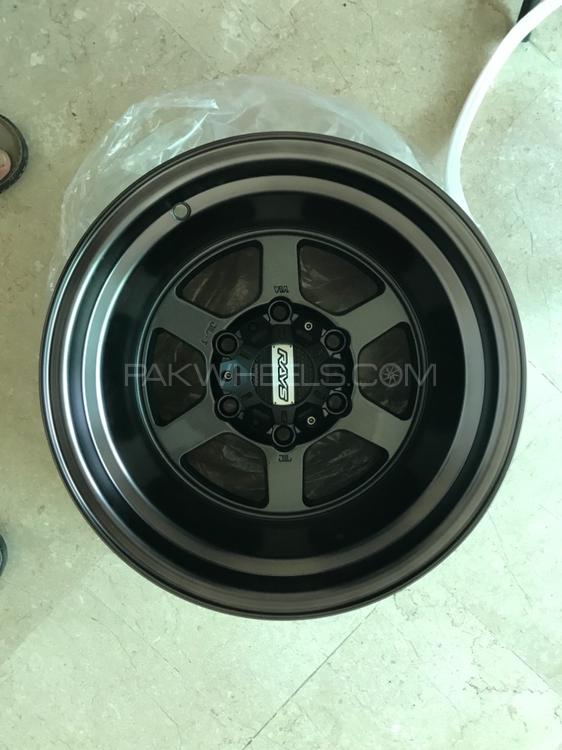 Rays Replica wheels 15”x10”, 6x139.7. Gun Metal finish Image-1