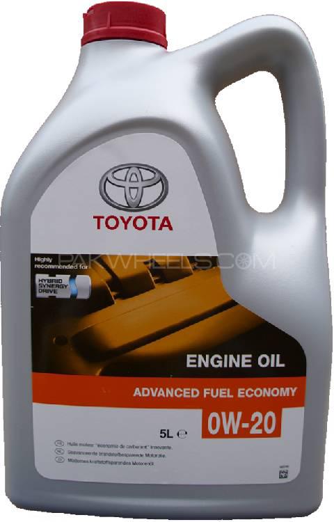 Toyota Genuine 0W20 Fully Synthetic Engine Oil 5L Image-1