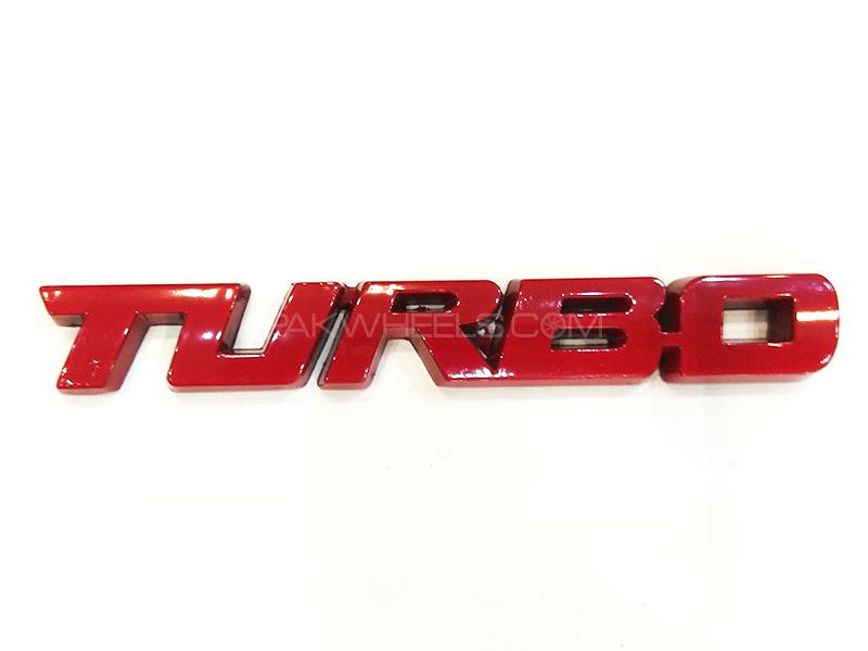Turbo Metal Logo - Red Image-1