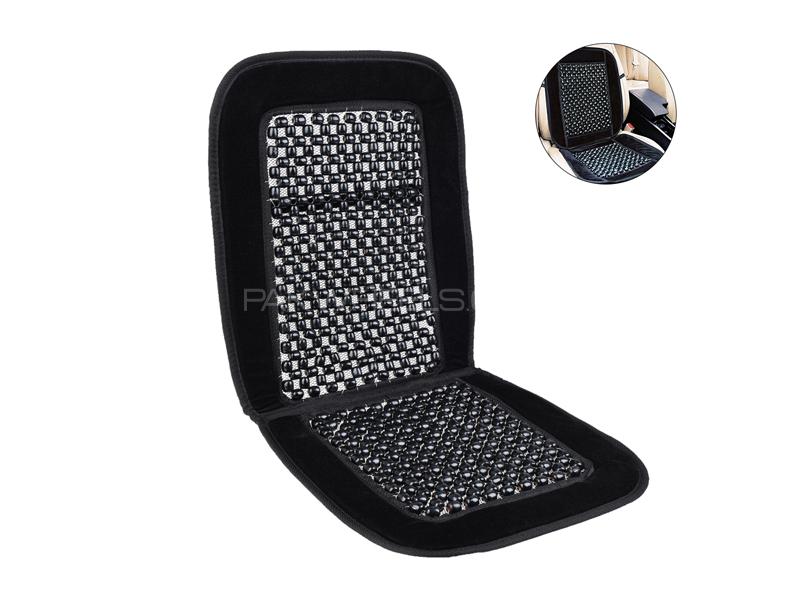 Universal Car Seat Beads Black 2pc Image-1