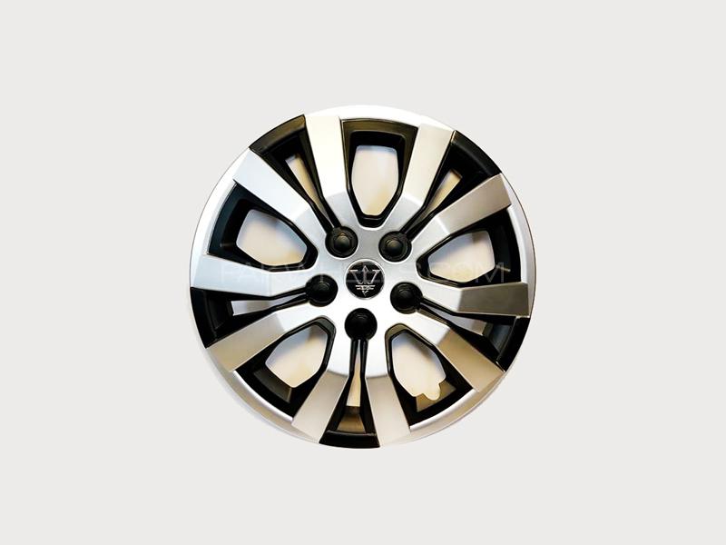 X8 Wheel Cover Evo Sliver & Black S3 12" Image-1