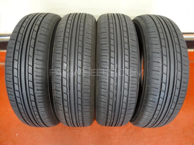 165/70R14 Yokohama tyres set Japan used in foreign 9/10 no puncture Image-1