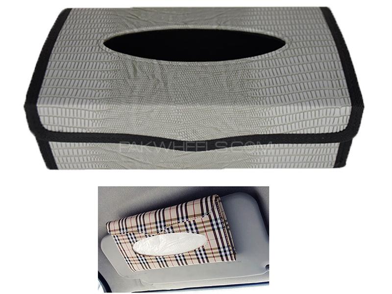 Sunshade Tissue Box Grey Image-1