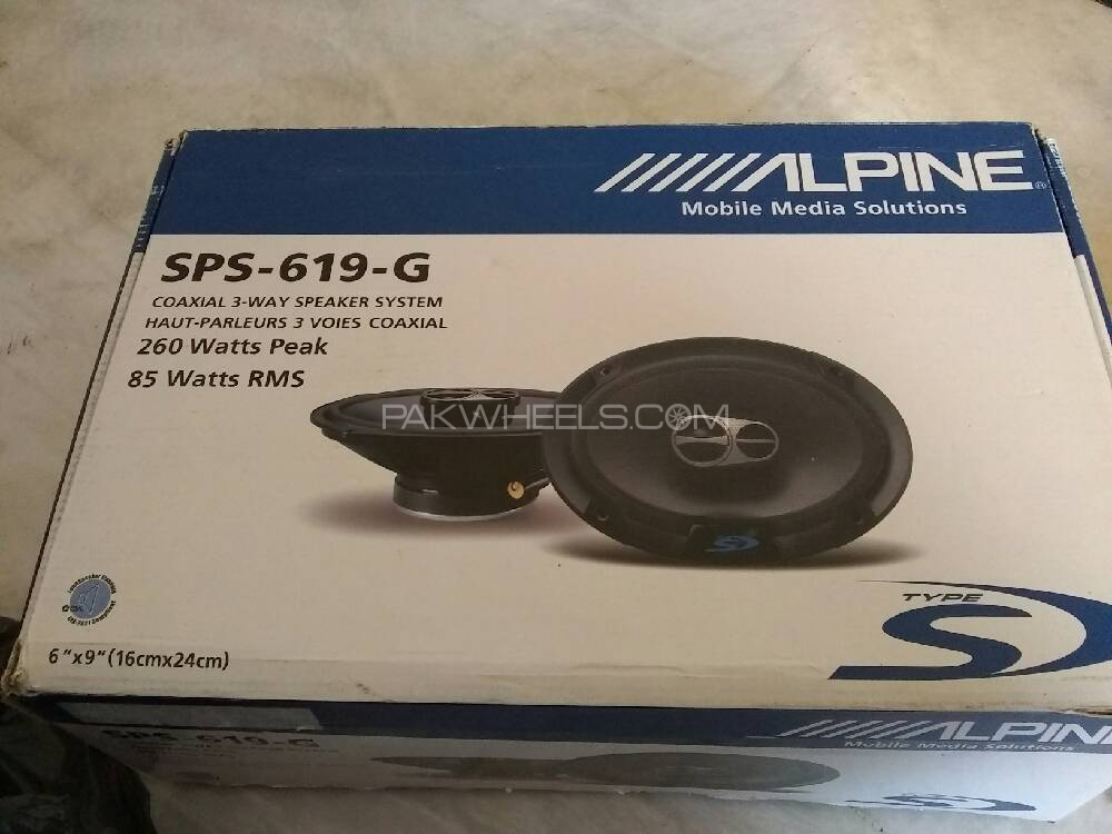 Alpine Sps 619 speakers brand new USA Image-1