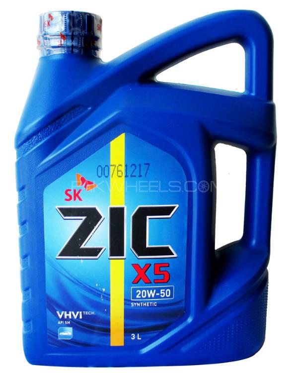 ZIC X5 20W-50 SYNTHETIC ENGINE OIL-3L Image-1