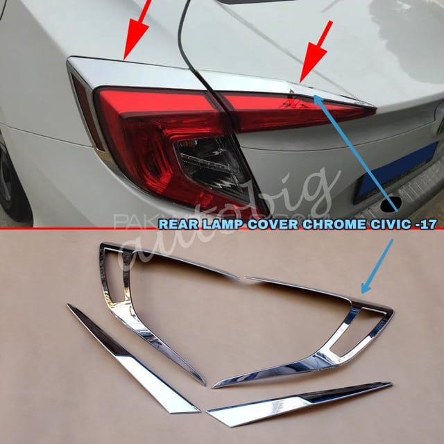Rear Lamp Cover Chrome for Civic-17 Image-1
