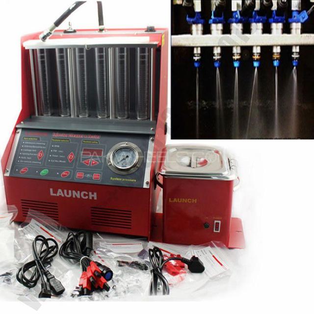CNC 602A Launch INJECTOR Cleaner Machine 6 Cylinder OBD2 Car Scanner Image-1
