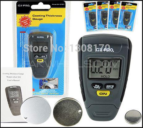 GXPRO Paint Thickness Tester Digital Meter OBD2 Car Scanner Image-1
