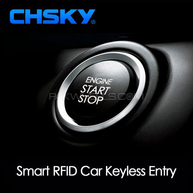 Car Vehicle Engine Go Keyless Start Stop Button Push Start Kit Image-1