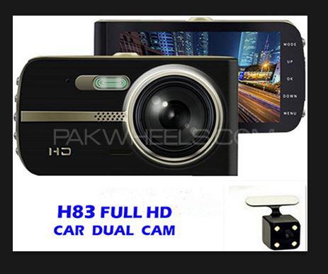 H83 Dual Car Cam N. Vision GSENSOR Front + Back Camera Record Image-1