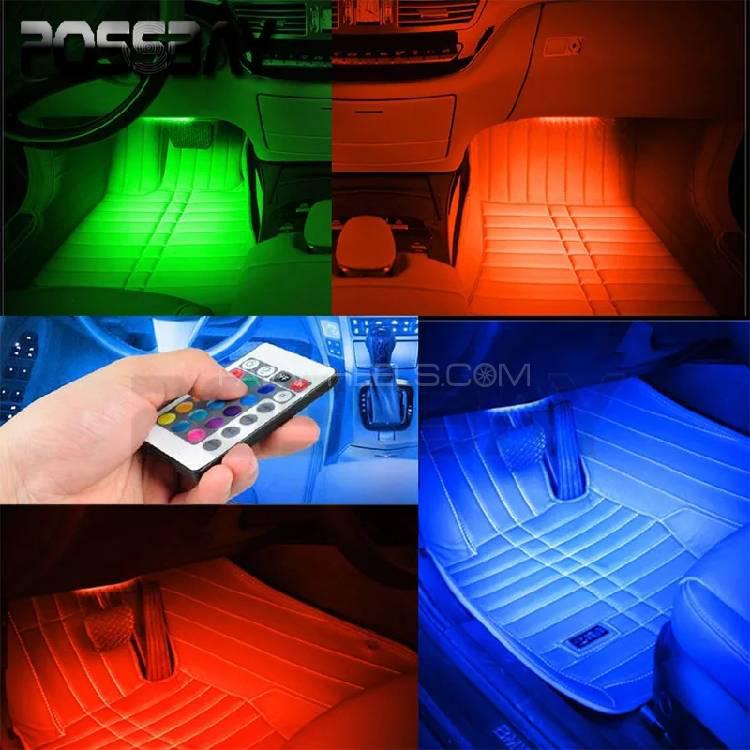 Car Interior Decor Led with Remote Control for Color Change Image-1