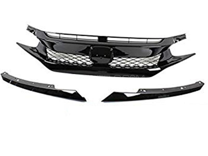 Front Grill Type R For Honda Civic 2016-2019 Image-1