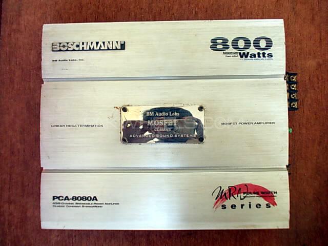 Boschmann Car Amplifier, USA, 800 Watts, 2 OHMS Image-1