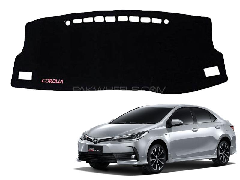Dashboard Cover Carpet For Toyota Corolla Facelift - 2018 Image-1