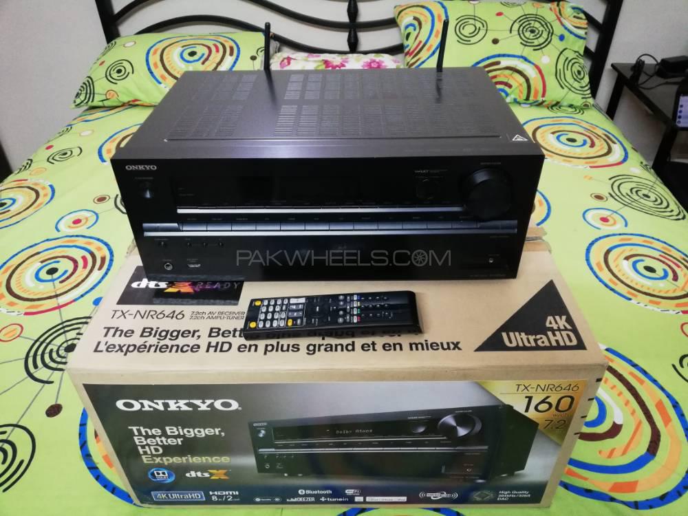 ONKYO TX NR646 - DOLBY ATMOS & DTS:X 4K HDR AV RECEIVER  (10/10 Cond) Image-1
