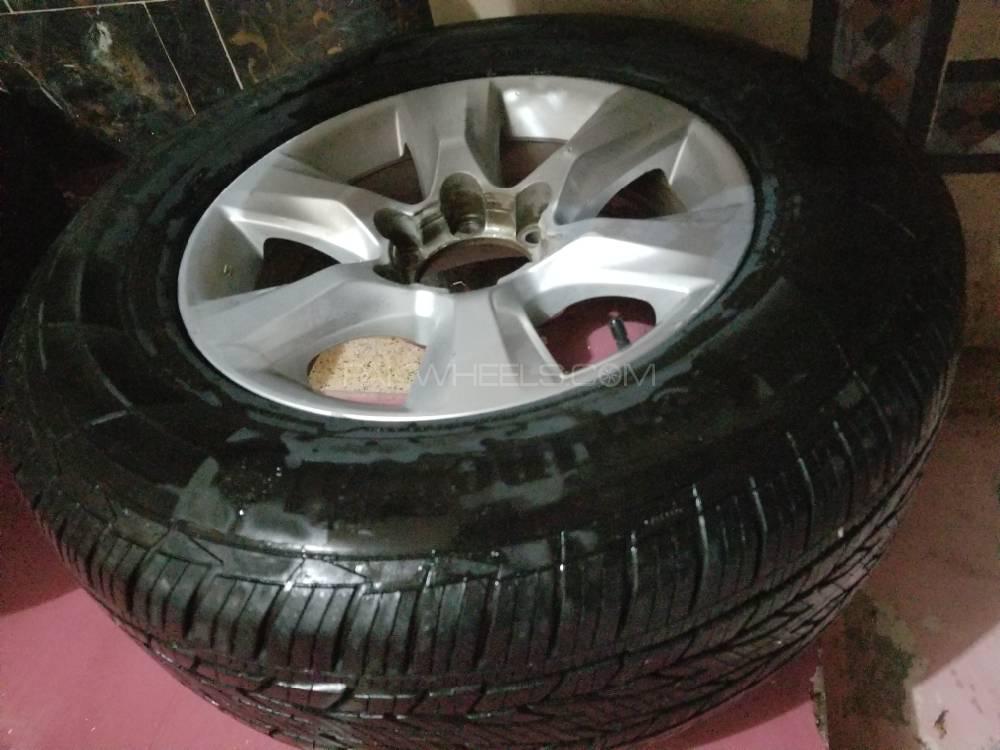 4 Tyres & Wheel Rimes For Prado & V8 Available For Sale Image-1