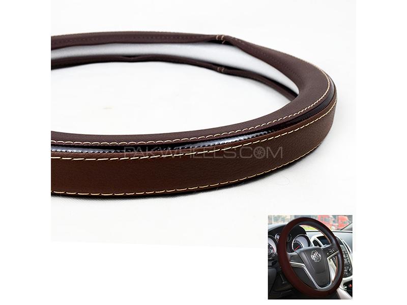 Universal Steering Cover - Dark Brown Image-1