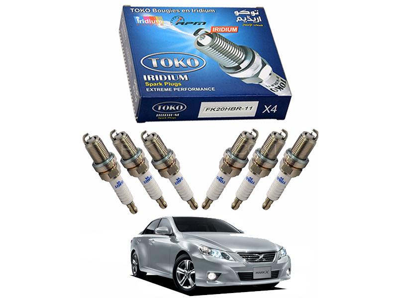 Iridium High Performance Spark Plugs For Toyota Mark X 2009-2012 6pcs Image-1