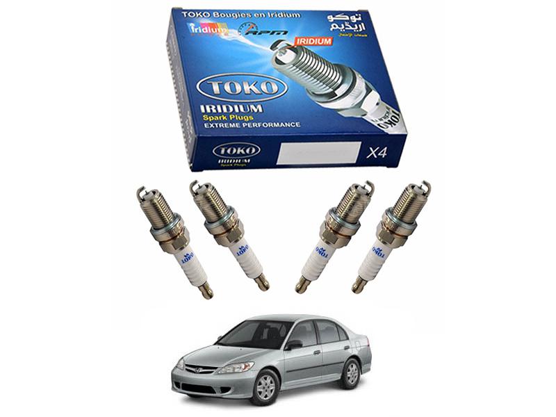 Iridium High Performance Spark Plugs For Honda Civic 2004-2006- TIFR Image-1