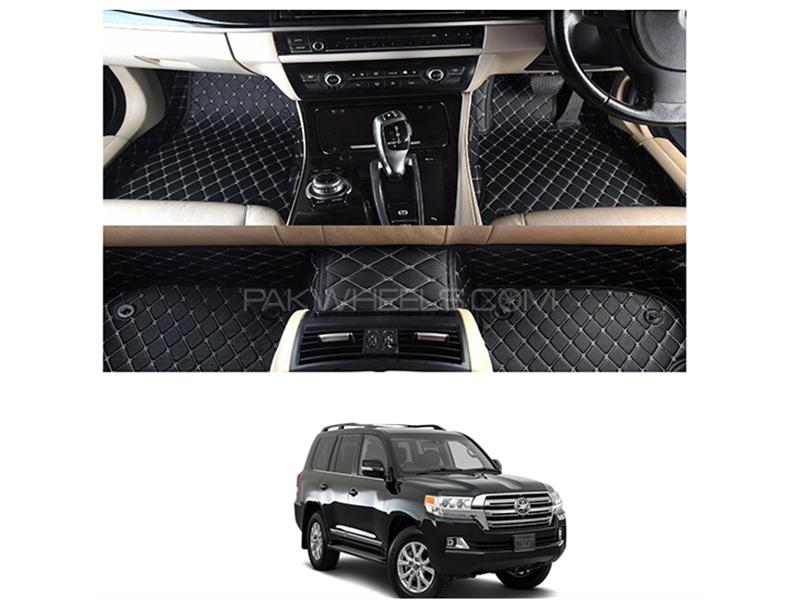 7D Floor Mat For Toyota Land Cruiser 2015-2019 - Black  Image-1