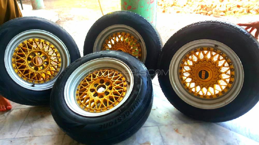 bbs rims 15 inch with tyres Image-1