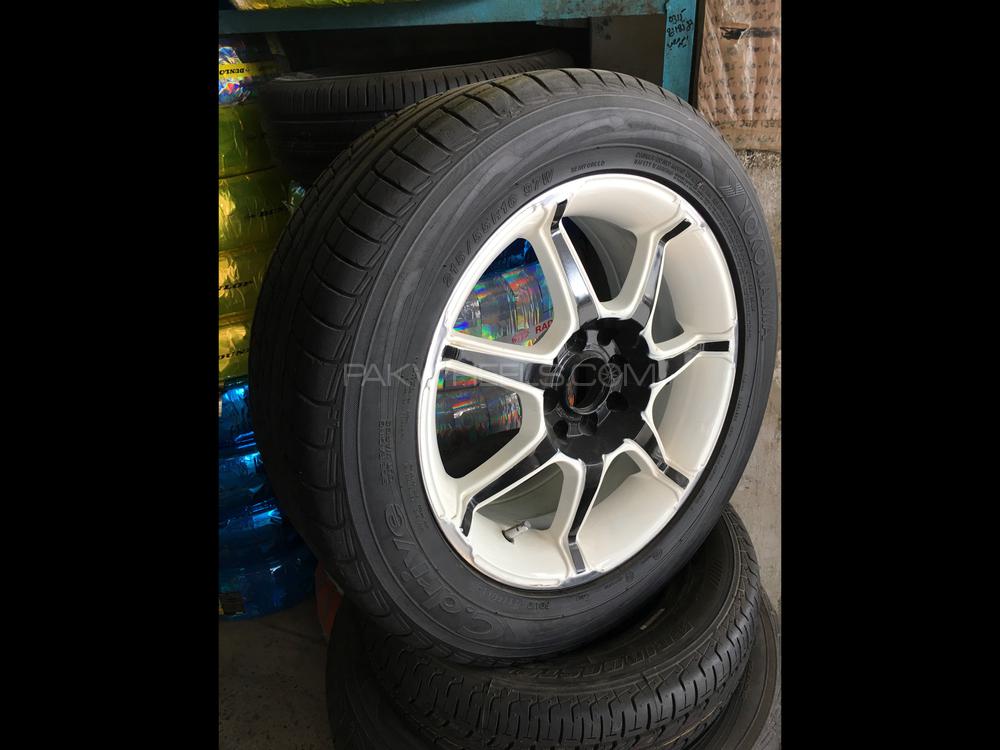 Used Tyres and Alloy wheels.. (Universal 4 studs) Image-1