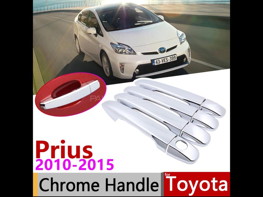 Toyota Prius 2010 to 2015 model 1800cc chrome door handle co Image-1