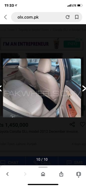 Toyota Corolla 2012 for Sale in Abbottabad Toyota Corolla 2012 for Sale in Abbottabad Image-6