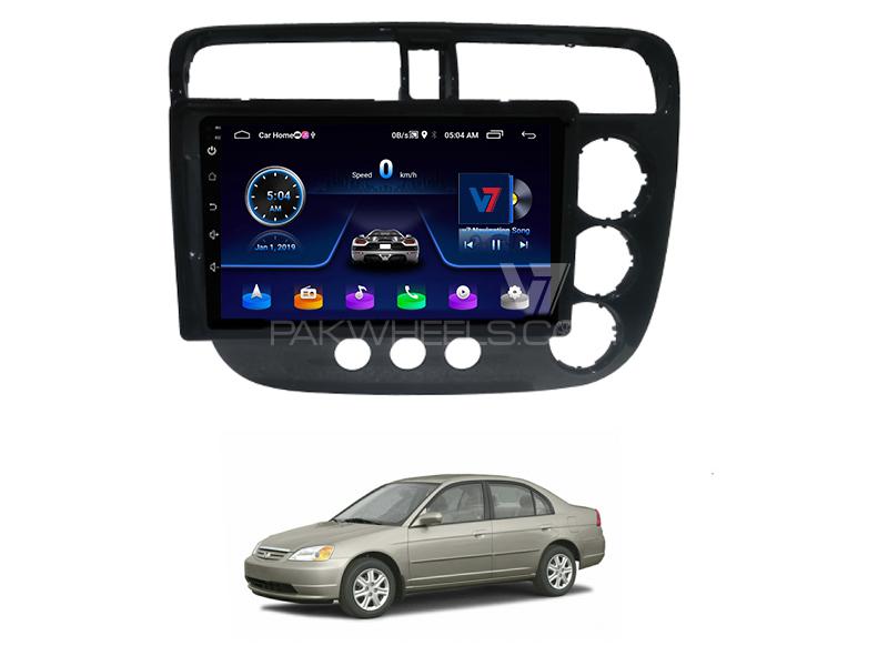 V7 10/11 Inch Android Navigation For Honda Civic 2001-2004 Image-1