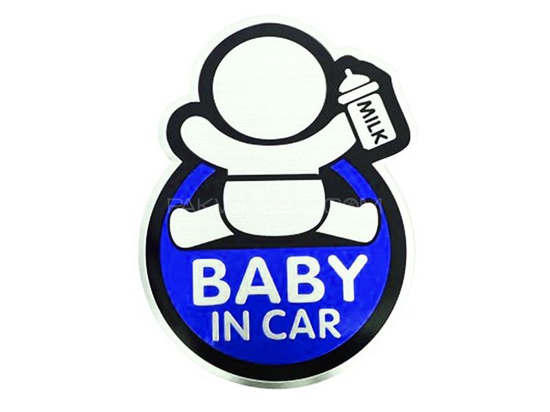 Baby In Car Logo - Blue Image-1