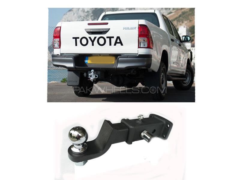 4x4 Universal Rear Tow Heavy Duty Tow Hook Bar Black Image-1