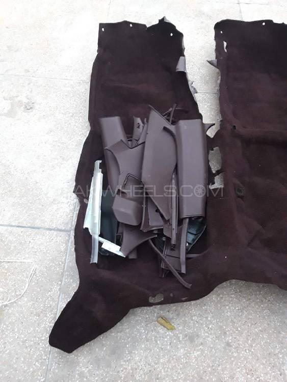 Toyota Corolla 1990 Mahroon Interior All Pillar Covers Forsa Image-1