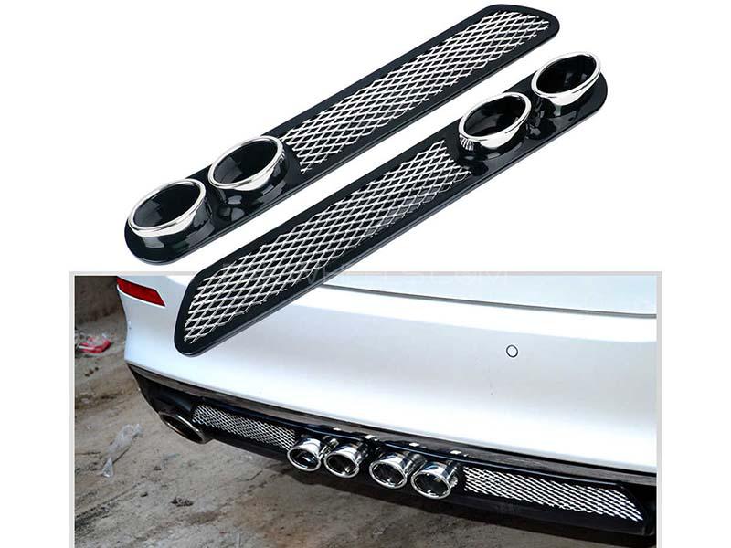 Universal Bumper Guards Mesh Silencer Style 2pcs for sale in Lahore Image-1