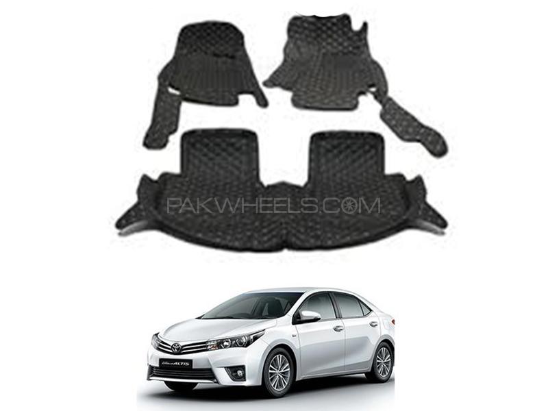 7D Floor Mat For Toyota Corolla 2014-2022 - Black