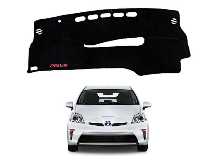Dashboard Cover Carpet For Toyota Prius 1.8 - 2014 | Anti-Scratch | Washable Image-1