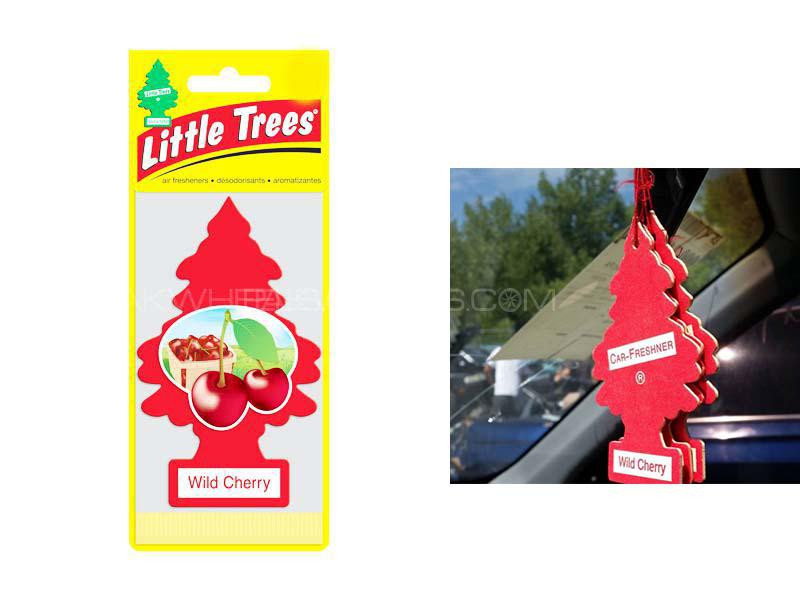 Little Trees Wild Cherry Hanging Car Air Freshener for sale in Lahore Image-1