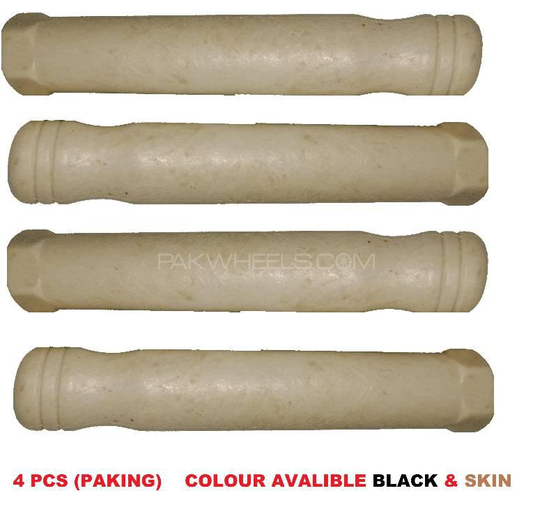Door Nob Honda H # 34 Four Piece In Pack (colour Available Black & Skin) Image-1