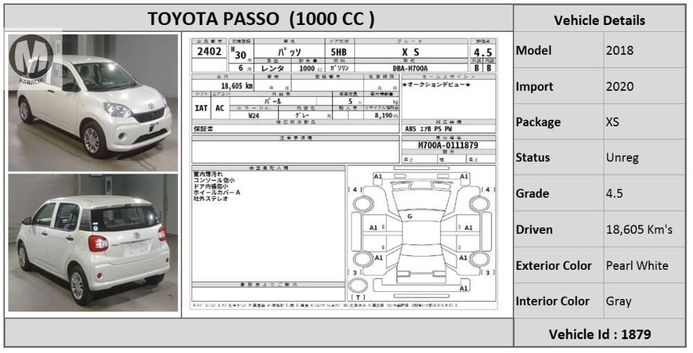 Toyota Passo 2018 for Sale in Karachi Image-1