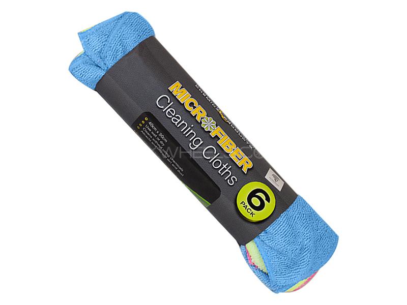 Microfiber Cleaning Cloths Multicolor - Pack of 6  Microfiber Cleaning Cloths Multicolor - Pack of 6  Image-2