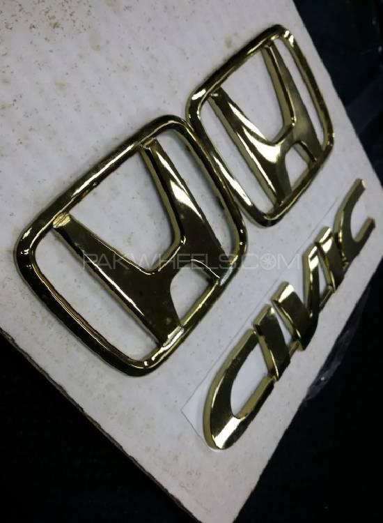 Original OEM honda civic ek gold emblems Original OEM honda civic ek gold emblems Image-3