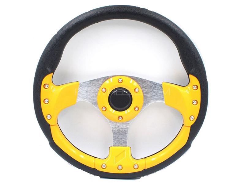Car Steering Wheel For Suzuki - Yellow Image-1