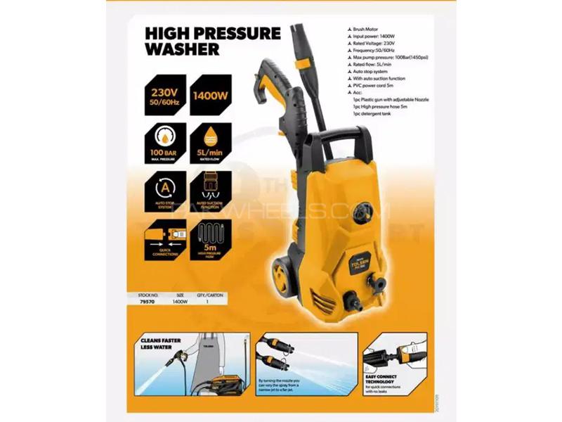 Tolsen High Pressure Washer 1400W-100 bar Tolsen High Pressure Washer 1400W-100 bar Image-3