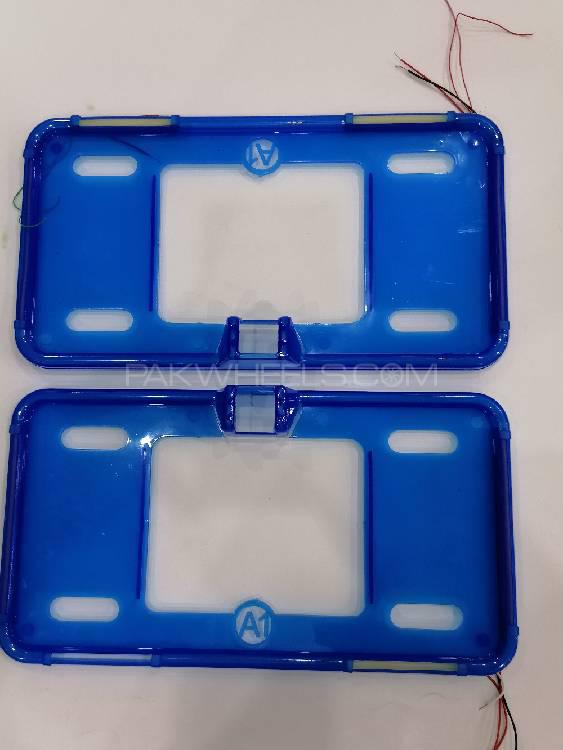 2cs car Neon LED Number Plate Frame With Camera Option 2cs car Neon LED Number Plate Frame With Camera Option Image-7
