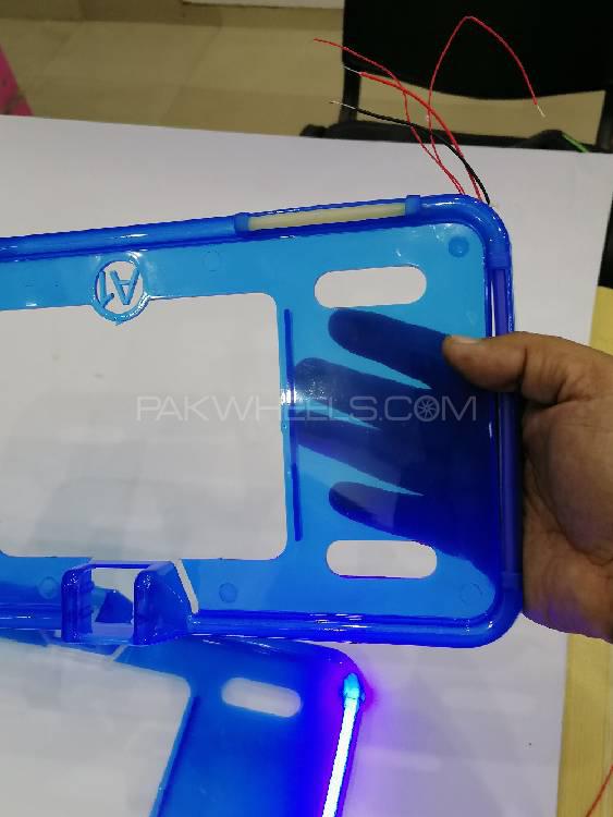 2cs car Neon LED Number Plate Frame With Camera Option 2cs car Neon LED Number Plate Frame With Camera Option Image-8